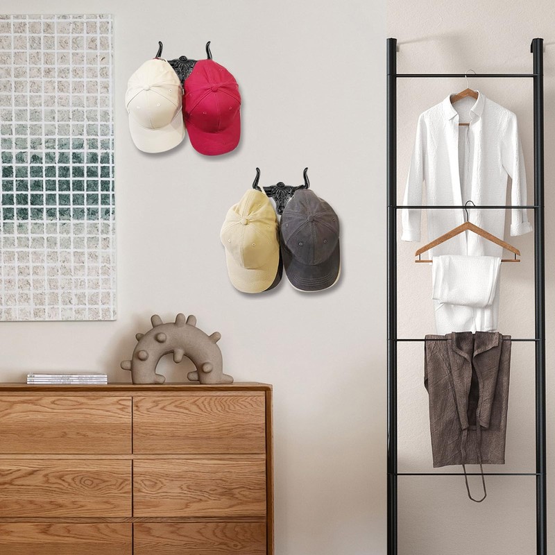 Cowboy Hat Rack for Wall,Modern Metal Cast Iron Cowboy Hat