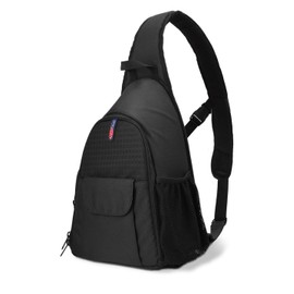 DSLR Camera Bag Waterproof Camera Sling Backpack with Rain Cover Outdoor Travel Backpack Camera Bag Case for Laptop Canon Nikon Sony Pentax DSLR Cameras,Lens,Tripod and Accessories (Black)