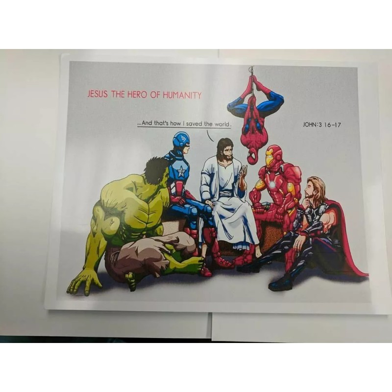 UNIQUE Jesus & the Superheroes And that's how I saved