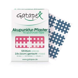 Gatapex Akupunktur-Pflaster (Größe M) 2,8x3,6cm farbmix 120 Stück