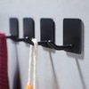 YIGII Adhesive Towel Hooks - 4 Pack Towel Hooks for
