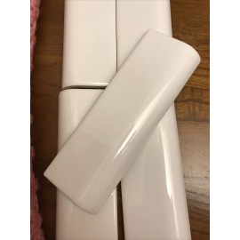 American Olean Mudcap Gloss White Radius Bullnose Lot Of 10 Tiles     #3372 American Olean