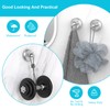 HUFEEOH Suction Cup Hooks for Shower, 2 Pack Wall Hooks