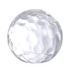 Aspen Creative 28009-63-1 Clear Hammered Glass Shade for Pendant Lights,