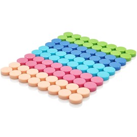 ZDZBLX Fridge Magnets Strong Magnet Small Magnets, 80 PCS 5 Colors Whiteboard Magnets Heavy Duty Magnets for Crafts, Mini Magnets Fridge Magnets for Adults, Cute Round Magnets for Fridge, Notice Board