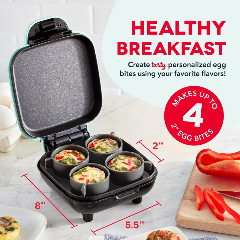 Dash Deluxe Egg Bite Maker - Electric Egg Bite Maker