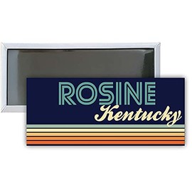 Rosine Kentucky Souvenir 4.75x2-Inch Rectangle Fridge Magnet Retro Design