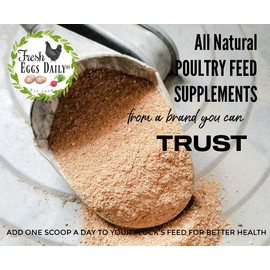 Fresh Eggs Daily Poultry Probiotics Chicken and Duck Feed Supplement 1LB