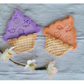 Bluestar  Polymer Clay stamp Tools-Clay stamps pottery,Textur