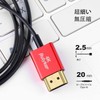 Mini HDMI to HDMI Converter Cable, (Diameter 0.1 inch (2.5