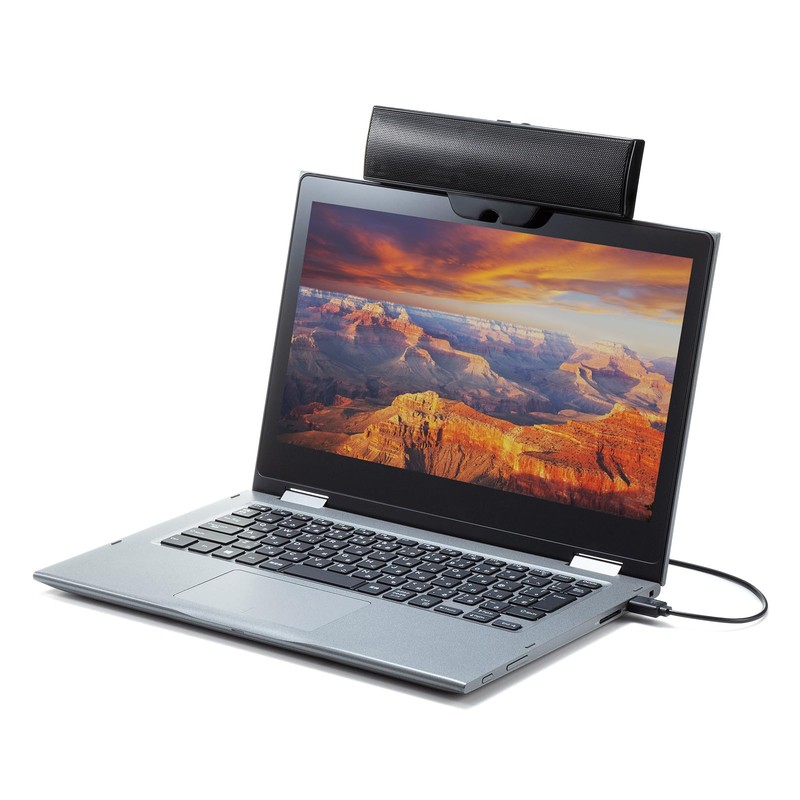 Sanwa Supply MM-SPU17BKN USB Soundbar Speaker