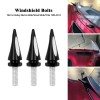 HDBUBALUS Spiked Windscreen Windshield Trim Bolts For Harley Touring Electra