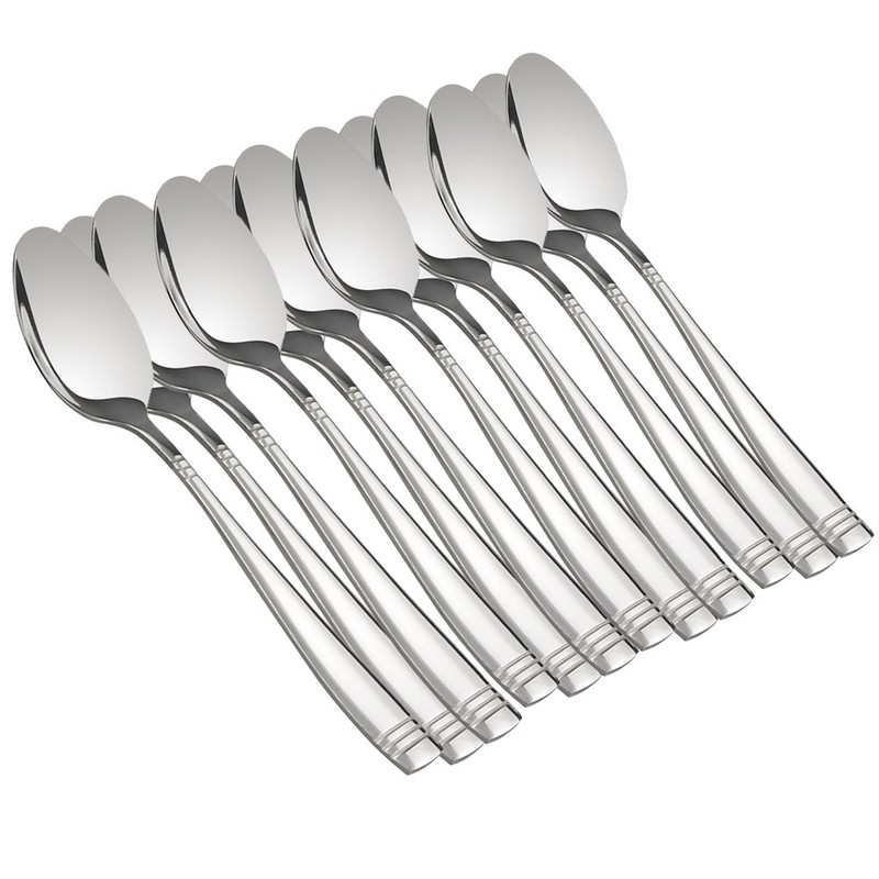 Dynko Stainless Steel Dinner Spoons, Set of 12