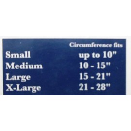 Fast Freeze Cold Sleeve in Blue/Beige Size: Medium