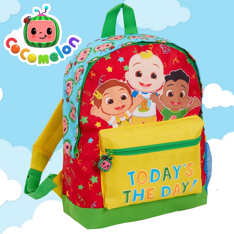 CoComelon Boys Girls Backpack Kids Character JJ Nursery Travel Rucksack