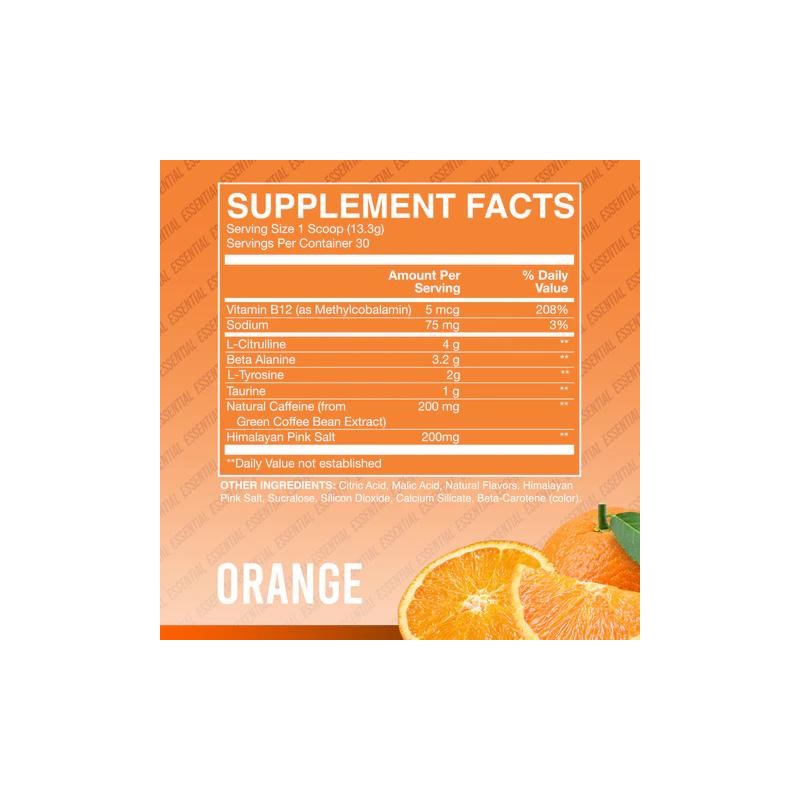 CBUM Essential Pre-Workout Fitness Supplement:_Citrus Grapefruit