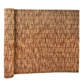 Fomlily Natural Reed Fencing, 47.2x157.5inch Eco-Friendly Reed Fence, Reed Screen for Garden, Wall Privacy Fence (Brown)