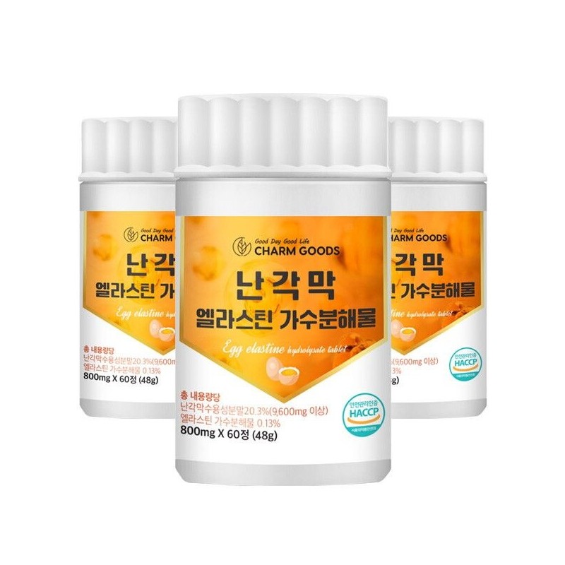 Charm goods [Chamgoods] Egg shell membrane elastin hydrolyzate 60 tablets,