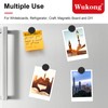 Wukong 24 Pack Black Fridge Magnets, Strong Whiteboard Magnets for