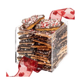 Hammont Clear Acrylic Boxes - 2 Pack - 4''x4''x4'' - Small Cube Lucite Boxes for Gifts, Weddings, Party Favors, Treats, Candies & Accessories, Plastic Storage Boxes