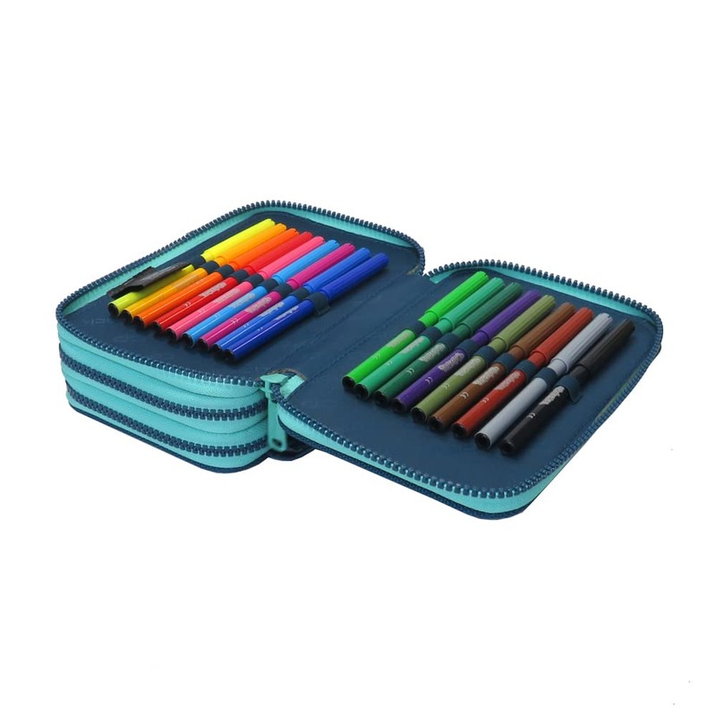 Coolpack Jumper 3 Gradient Blue Lagoon F067690 Pencil Case Multi-Coloured