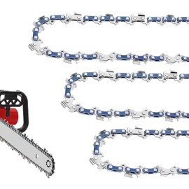 3-Pack 8 Inch Chainsaw Chain 3/8" LP Pitch .050" Gauge 33 Drive Links for Sun Joe SWJ800E, SWJ806E, Greenworks 20302, Portland 62896, Oregon S33, WEN 4019, Earthwise Pole Saws & More