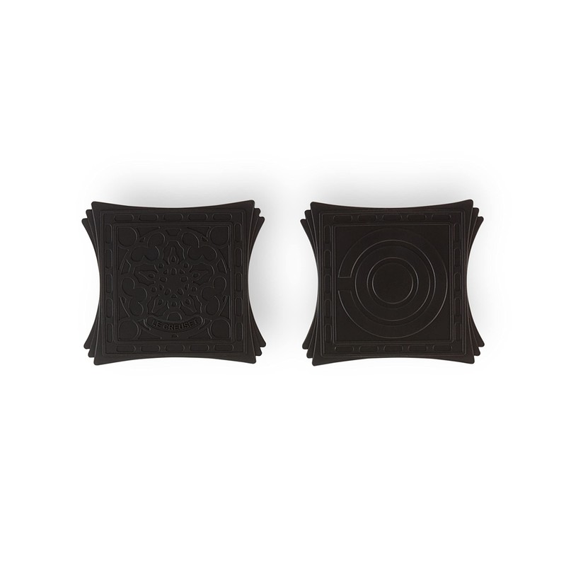 Le Creuset Magnetic Coaster, Set of 2, Black