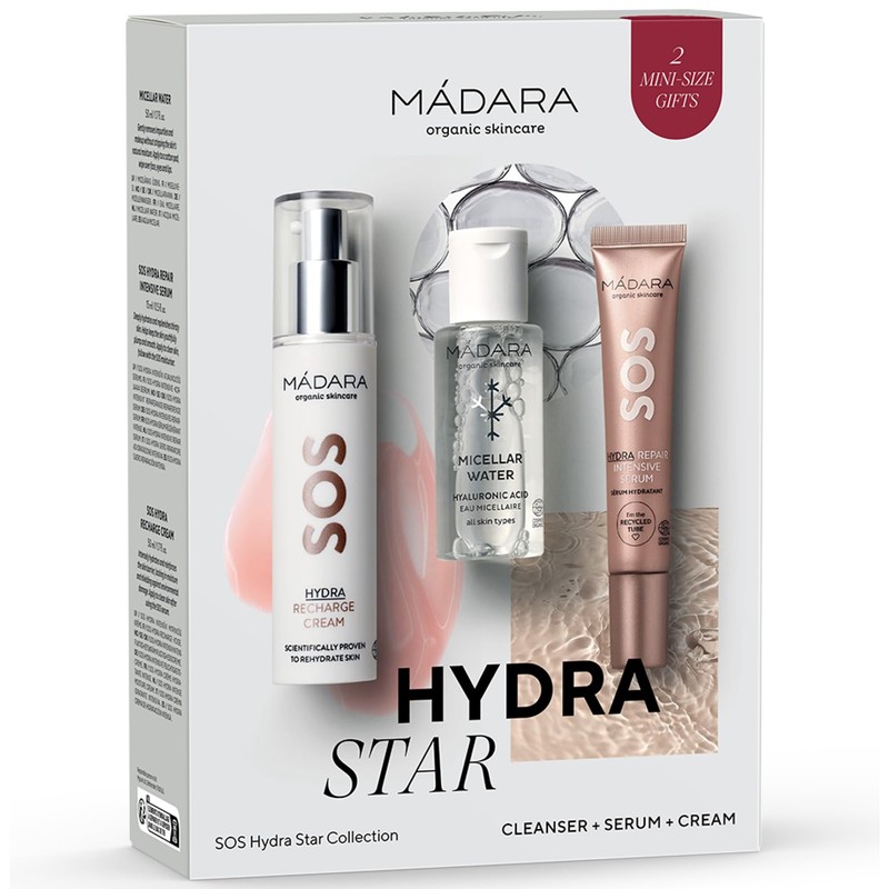 MÁDARA Hydra Star Collection 115 ml - 3-Step Skincare Gift