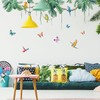 Condessacity Wall Sticker, Stylish, Plant, Rattan, Bird, Butterfly, Scandinavian House