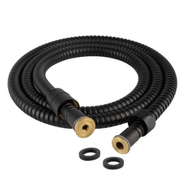 Hibbent All Metal Shower Hose, 59 Inch Stainless Steel Extra Long Shower Hose Replacement, Anti-twist Handheld Shower Head Hose Extension, Shower Hose Extender, Oil Rubbed Bronze