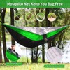 Camping Hammock, Portable Hammocks with Mosquito Net,Lightweight Nylon Parachute Hammock