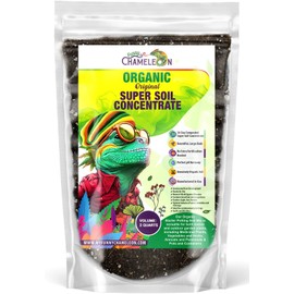 Organic Original Super Soil Concentrate with Mycorrhizae – Living Soil Boosts Roots & Buds for Seeds & Clones - Indoor & Outdoor Growing - Mix 1:4 with Topsoil Potting Soil (2 quarts)