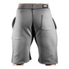 Monsta Clothing Co. MC-Crest Flag-307 Sweatshorts (Charcoal Sweatshorts/White & Black
