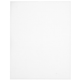 Cousin DIY 7 Count Ultra Stiff Plastic Stitching Canvas, 12 inch x 18 inch, Clear