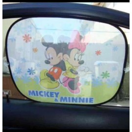 AVR Micky mouse CAR SIDE WINDOW SUN SHADE SHADE SANRIO AUTO ACCESSORY 2PC SET