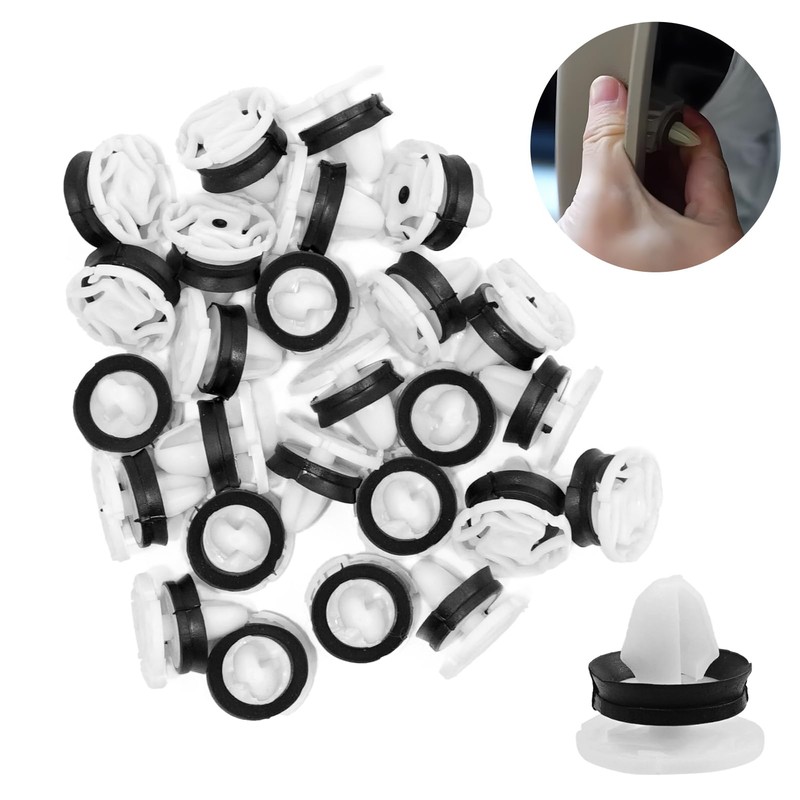 30pcs 7703077476 Car Side Bumper Clips Car Door Trim Clips