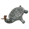 Turtle Butterfly Garden Statue Resin Fade Proof Weather Resistant Curious