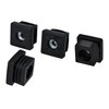 GleitGut 4 x Threaded Plugs Square Tube M8 and M10