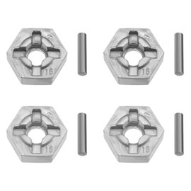 LT Easiyl 4 Stück 55-ZJ09 Radnaben Sechskantadapter RC-Auto Aluminiumlegierung Radnaben Sechskant Zubehör für 9125 9155 9156 1/10 1/12 RC-Auto