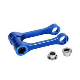 +5mm ~-25mm CNC Adjustable Suspension Lowering Link Compatible With YAMAHA YZ125 YZ250 2-Stroke 2006-2023 YZ125X 2020-2023 YZ250X 2-Stroke 2016-2023 (Blue)
