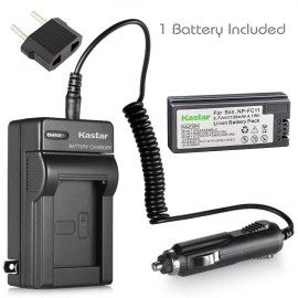 For Sony NP-FC11 Battery & AC Charger for Sony Cyber-shot DSC-FX77 DSC-P10 DSC-P10E