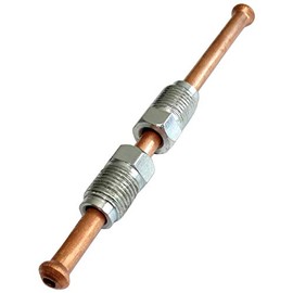 AERZETIX - C42588 - Brake Line - Hose - Copper - 10 cm Diameter 4.76 mm - with Connections - M10x1/M10x1