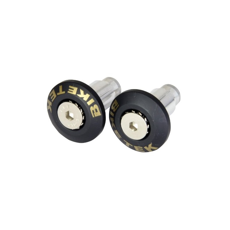 BEWFLSBK - BikeTek Flush Fit Bar Ends Black