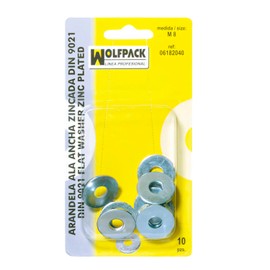 Din9021 M08 Wide Brim Washers (10 Pieces)
