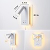 Dimmable Wall Mounted Reading Light for Bed, LED Wall Lamps