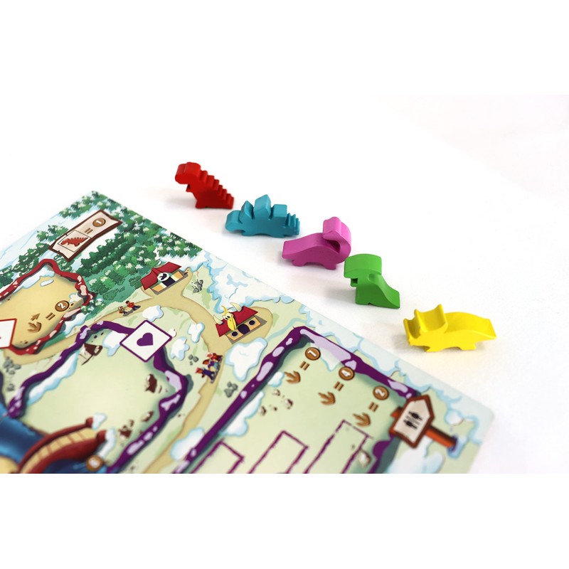 Ghenos Games GHE124 Dinosaurs Draftosaurus, Multi-Colour