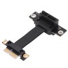 PCIE Extension Cable Bilateral Protection Strip Low Loss Good Stability