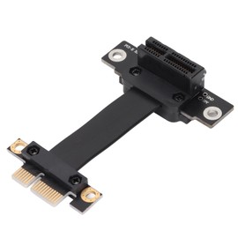 PCIE Extension Cable Bilateral Protection Strip Low Loss Good Stability 5U Gold Fingers High Speed PCIE Riser Cable