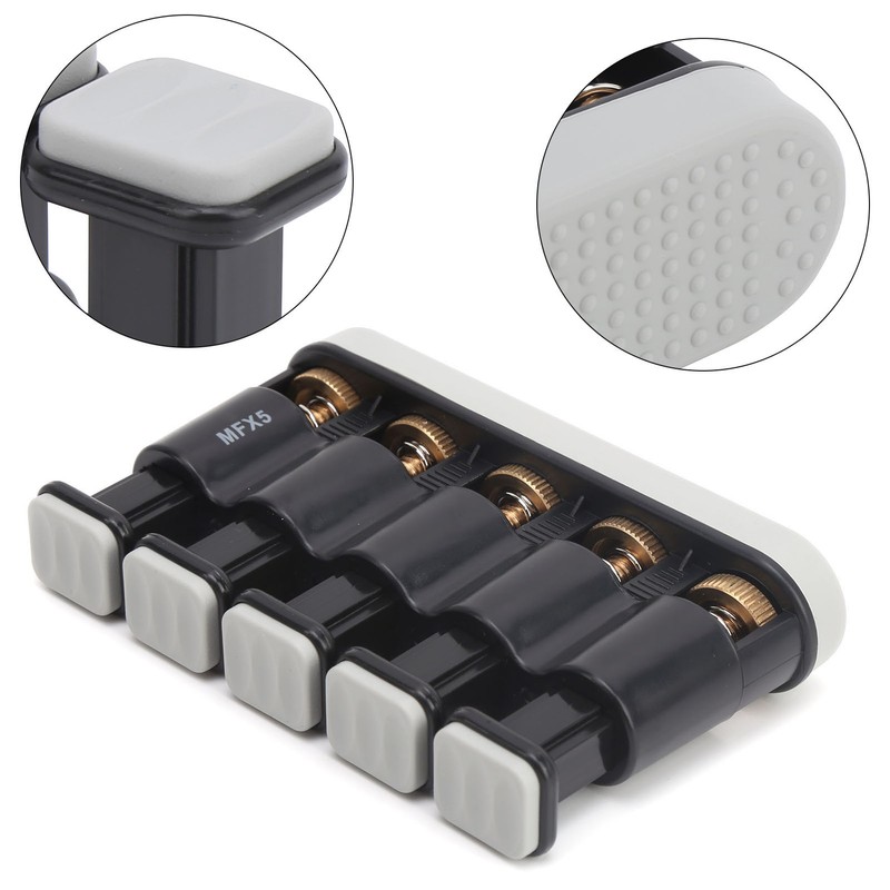 Piano Finger Trainer 5‑Key Adjustable Strengthener Musical Instrument Grip for