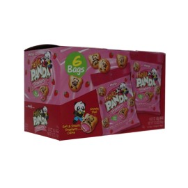 Meiji Hello Panda Cookies, Strawberry Creme Filled 6 Count - 2.2 oz